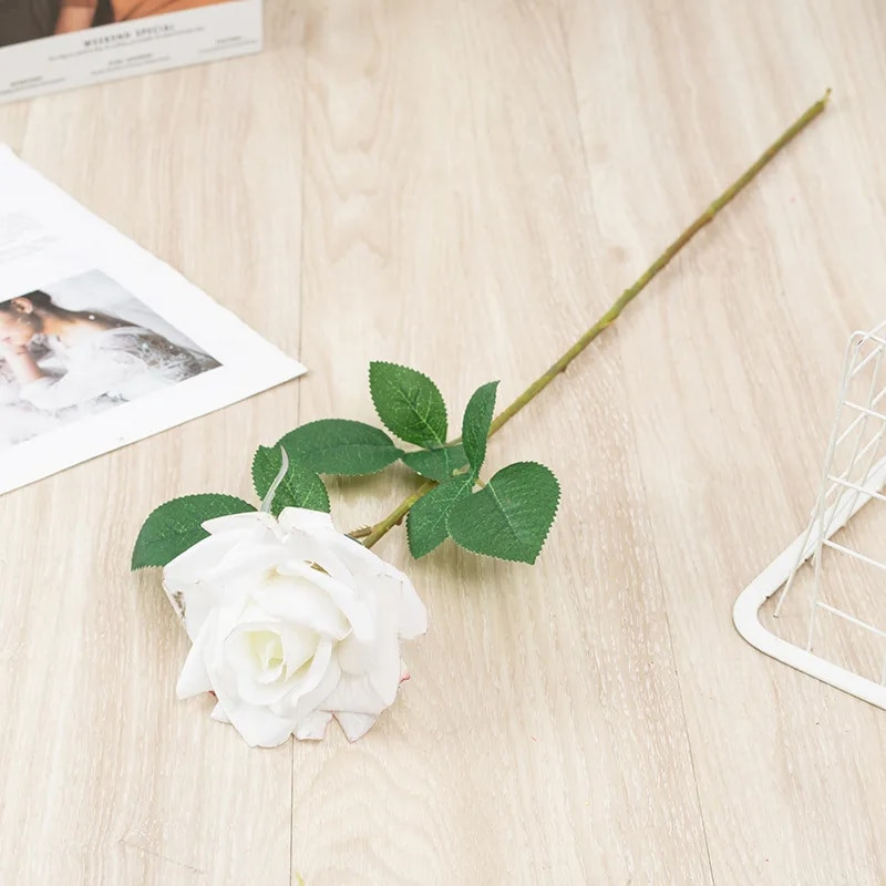 4 ks simulačné hydratačné ruže, skutočný dotyk, umelé stočené ružové kvety, bytová dekorácia, párty, svadobné kytice, umelé kvety