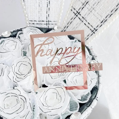 INS naujas lazerinis su gimtadieniu torto dangtelis Auksinis su jubiliejų akrilinis torto dangtelis gimtadienio vakarėliui kepti tortų dekoravimui