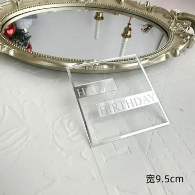INS naujas lazerinis su gimtadieniu torto dangtelis Auksinis su jubiliejų akrilinis torto dangtelis gimtadienio vakarėliui kepti tortų dekoravimui