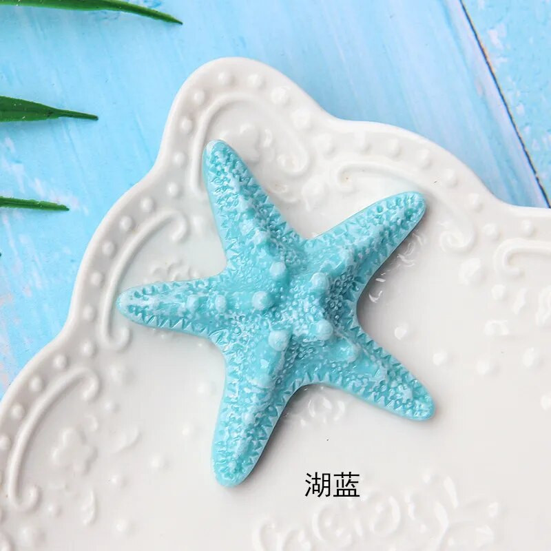 Dekoracija torte u obliku sirene Mini školjka s repom sirene, figurice morskih zvijezda, vrh torte, sirena, rođendanska zabava ispod mora, dekoracija torte