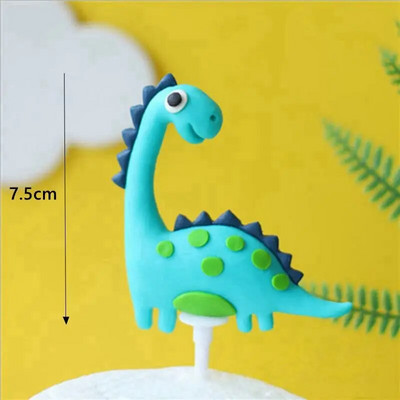 Armas dinosaurusepoisi kooki topper sünnipäevapidu Palju õnne sünnipäevapeo kujundus Lastele kingitused Küpsetamine Baby Shower Tordi kaunistamine
