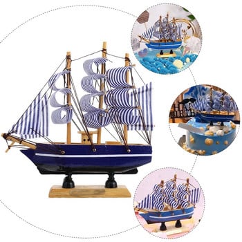 Διακόσμηση κέικ ιστιοπλοϊκού πάρτι Topper Ship Shape Pirate Toys Graduation Creative Decorations Μεσαίο αξεσουάρ