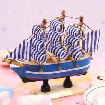 Διακόσμηση κέικ ιστιοπλοϊκού πάρτι Topper Ship Shape Pirate Toys Graduation Creative Decorations Μεσαίο αξεσουάρ