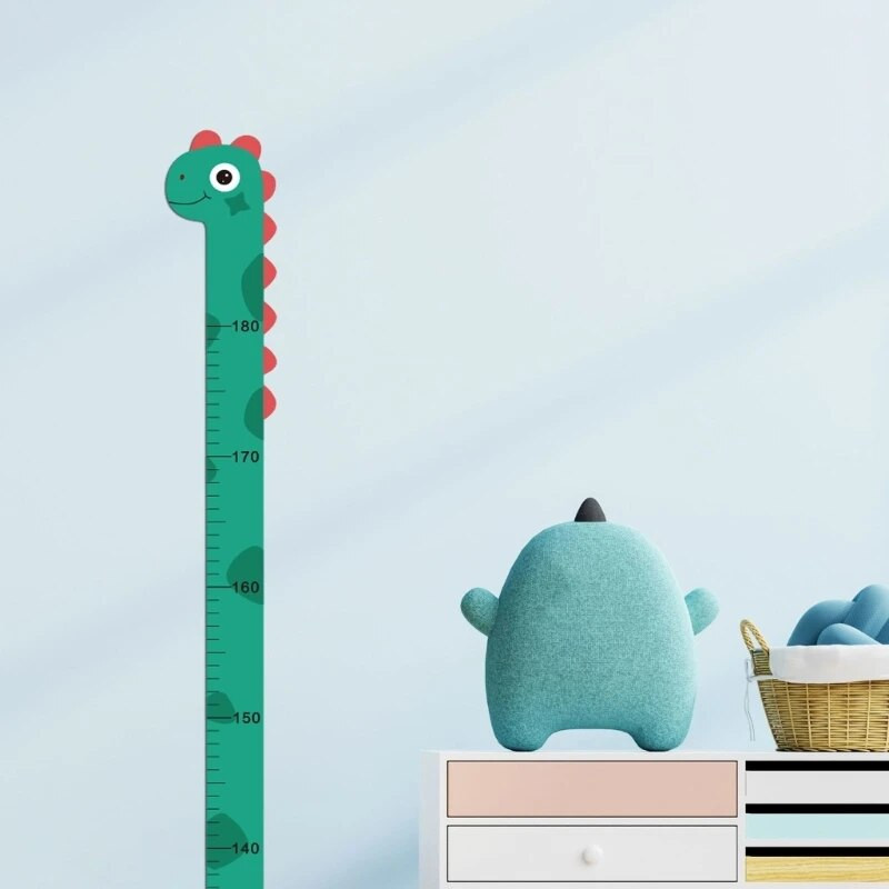 Kūrybinio animacinio filmo dekoravimas Vaikų ūgio augimo diagramos liniuotė vaikams Nuimamas sienų lipdukas PVC lipdukai Kambarių dekorai