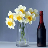 Dekor Dekoracija doma Dnevni boravak Dekoracija vjenčanja Lažno cvijeće Cvijet narcisa Narcis Umjetno cvijeće