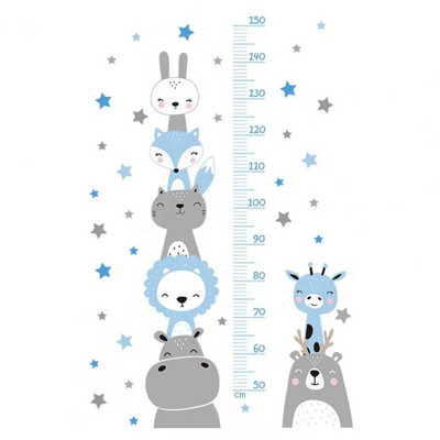 Visinska naljepnica Snažna ljepljivost Uklonjivo, samoljepljivo, vodootporno, bez ostataka crtano ravnalo za visinu za spavaću sobu