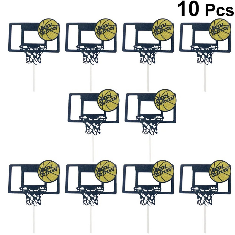 10 DB cilinder gyerek papírpoharak kosárlabda témájú parti dekorációk gyerekeknek tortadíszek