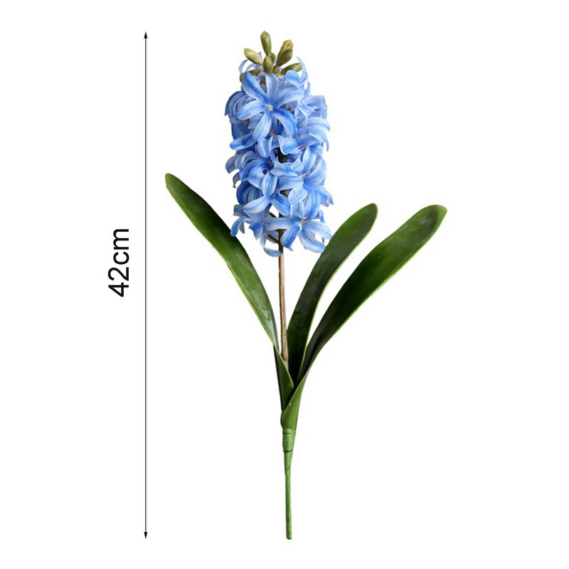 3D hiacintas narcizas plastikinės dirbtinės gėlės vazonėliuose „pasidaryk pats“ amatai gėlių festivalis Vakarėlis netikri augalai dekoratyvinės gėlės
