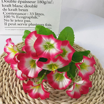 Kunstlillede taust Võltslillede Morning Glory jõulukaunistused kodukaunistuseks Aia pulmakaunistus 35cm
