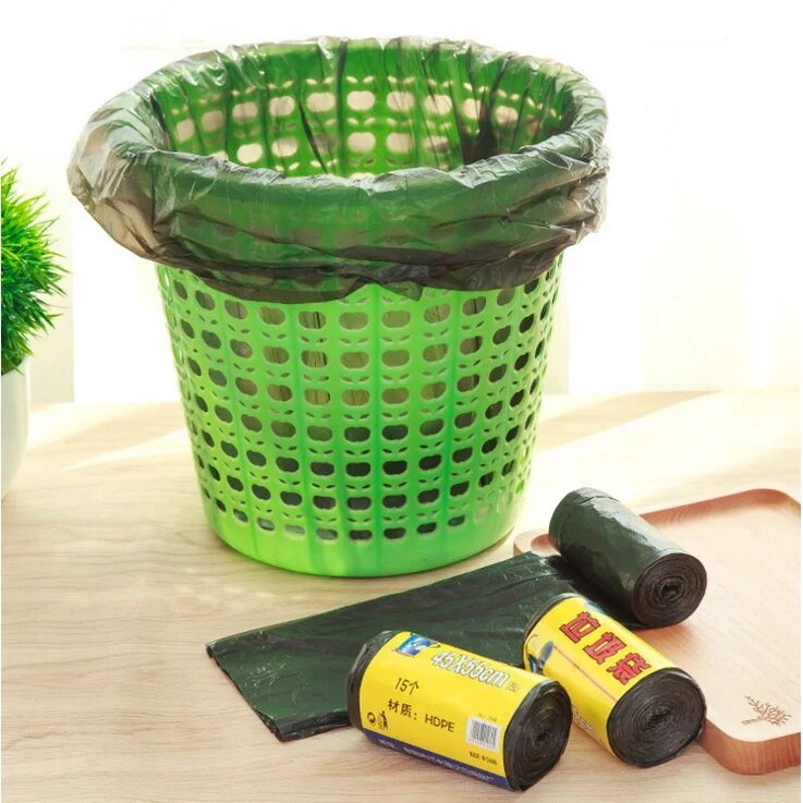 Vreće za smeće Mini jednokratni tip s ravnim vrhomb Vreće za smeće Za kantu za smeće Male plastične vrećice za smeće