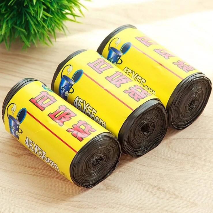 Vreće za smeće Mini jednokratni tip s ravnim vrhomb Vreće za smeće Za kantu za smeće Male plastične vrećice za smeće