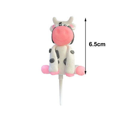 Farm Animals Preljev za torte za djevojčice Ružičasti ukrasi za rođendansku zabavu Preljevi za kolače Dekoracija poklona za djecu