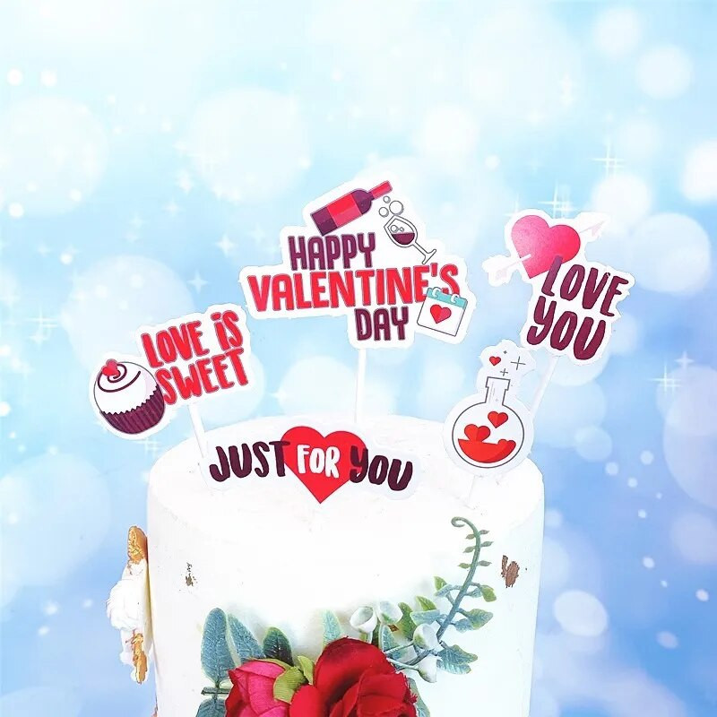 1 set de tort de machiaj pentru fete frumoase, inserare card steag, cumpărături romantice, card de desert, pentru petrecerea de aniversare, pentru decorarea tortului, consumabile pentru tort