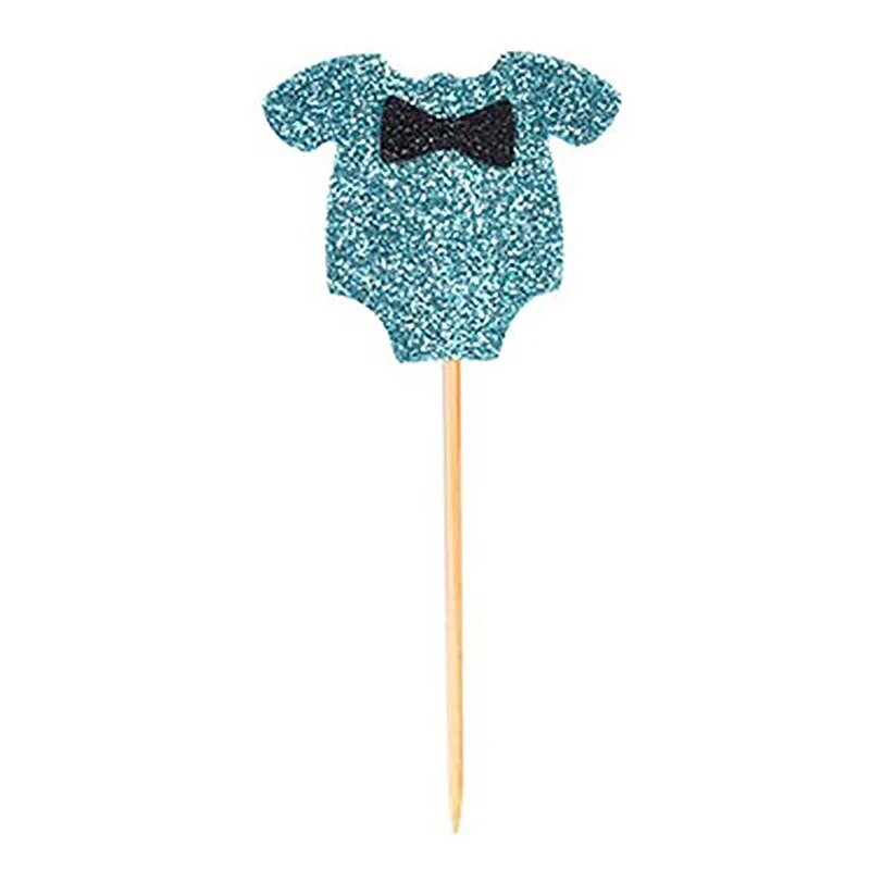 12 komada preljeva za kolače za dječaka ili djevojčicu Hrana Deserti Odabir kolača za otkrivanje spola Potrepštine za dekoraciju zabave Ružičasto Plavi Poklon za tuširanje