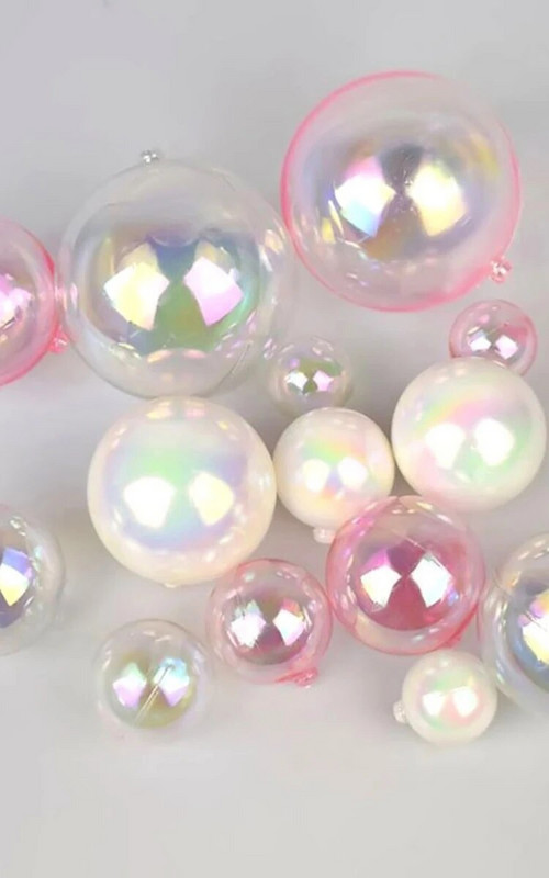 Minge transparentă colorată decor tort de aniversare decorațiuni romantice pentru festivalul de coacere