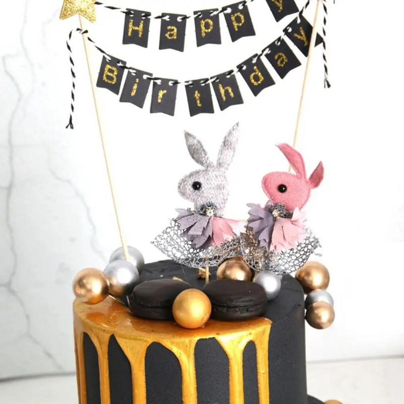 1/3 buc steaguri de tort drăguțe pentru prăjituri, 1/3 buc., stele creative, pentru copt