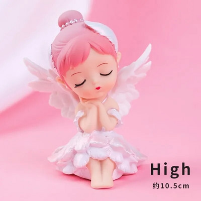 Decoratiuni de tort din rasina Bella Ballet Girl Ornamente de topper pentru masina Articole de amenajare desktop drăguțe Gif-uri de absolvire a zilei de naștere