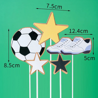 Football Cake Topper Decor Soccer Boy First Happy Birthday Boy Decor Footbal Cake Topper Soccer Treat Θέμα Επιδόρπιο Διακόσμηση
