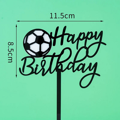 Football Cake Topper Decor Soccer Boy First Happy Birthday Boy Decor Footbal Cake Topper Soccer Treat Θέμα Επιδόρπιο Διακόσμηση