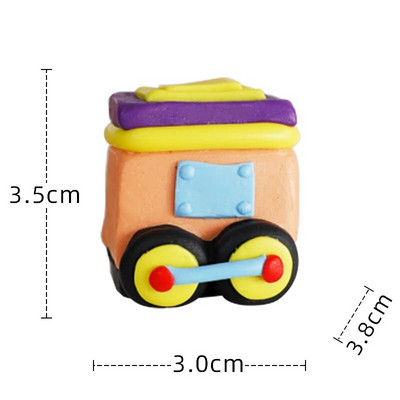 Карикатура Железопътен влак Торта за торта Декорация за парти за рожден ден Момче Baby Shower Кола Декорация за парти торта Една година Декорация за 1-ви рожден ден