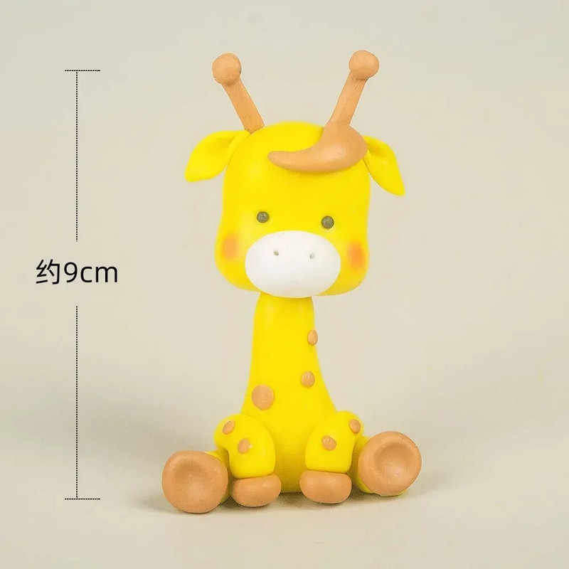 Džungliloomade koogikaunistused Metsloomad Lõvi Ahv elevant Sebra Kaelkirjak Koogitops Metsikute Laste sünnipäevapeokaunistus