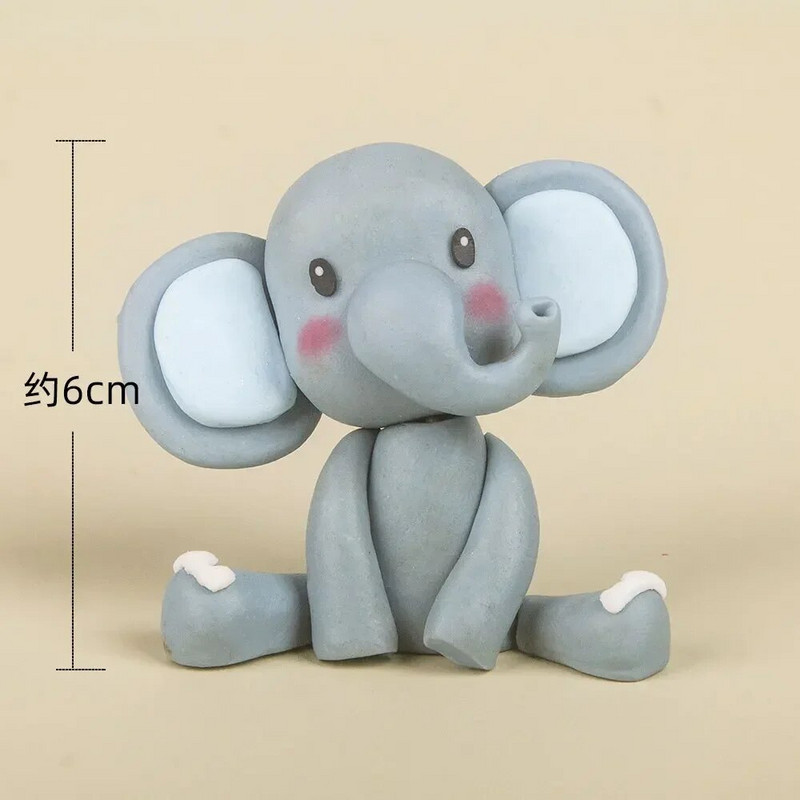 Džungliloomade koogikaunistused Metsloomad Lõvi Ahv elevant Sebra Kaelkirjak Koogitops Metsikute Laste sünnipäevapeokaunistus