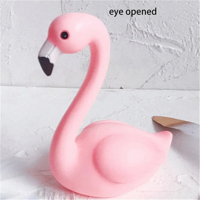 Flamingo torto puošmena Akrilo torto puošmena Gimtadienio vakarėlio apdaila Vestuvių desertas Motinos dienos dovana Havajų vakarėlio dekoras