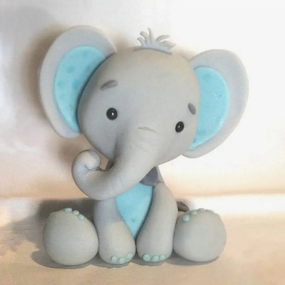 Cartoon Woodland Animal Cake Topper armas pehme keraamika metsa džungli safari dinosauruse tassikoogi kaunistus 1. sünnipäeva peo soodustus