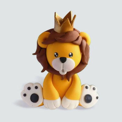 Cartoon Woodland Animal Cake Topper armas pehme keraamika metsa džungli safari dinosauruse tassikoogi kaunistus 1. sünnipäeva peo soodustus