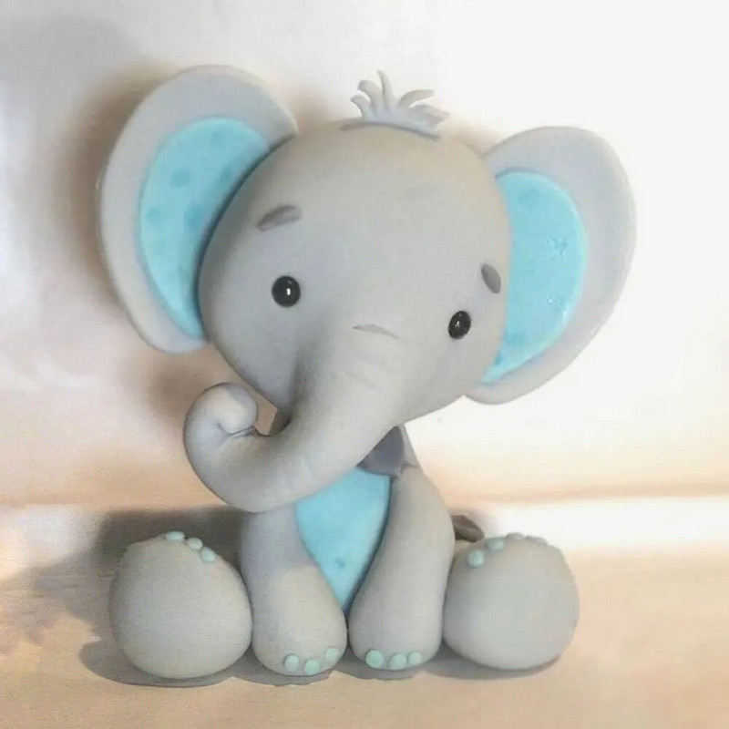 Cartoon Woodland Animal Cake Topper armas pehme keraamika metsa džungli safari dinosauruse tassikoogi kaunistus 1. sünnipäeva peo soodustus