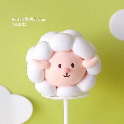 Cartoon Farm Animal Cow Cake Toppers Tractor Στολίδι κοτόπουλου για άλογα προβάτων για αγόρι κορίτσι 1ο γενέθλια Baby Shower Party Decor