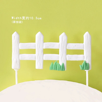 Cartoon Farm Animal Cow Cake Toppers Tractor Στολίδι κοτόπουλου για άλογα προβάτων για αγόρι κορίτσι 1ο γενέθλια Baby Shower Party Decor