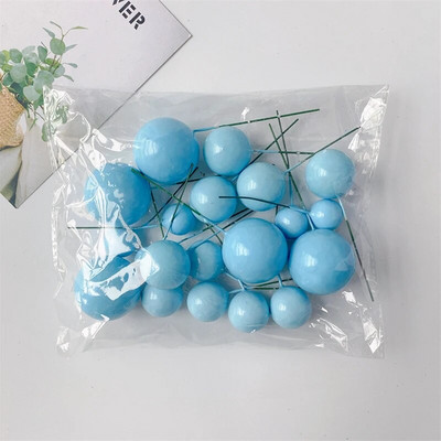20 ΤΕΜ Σετ κέικ κάλυμμα μπάλας 2cm-4cm Spheres DIY Διακόσμηση τούρτας γενεθλίων για Party Celebrate Wedding Glitter Balls