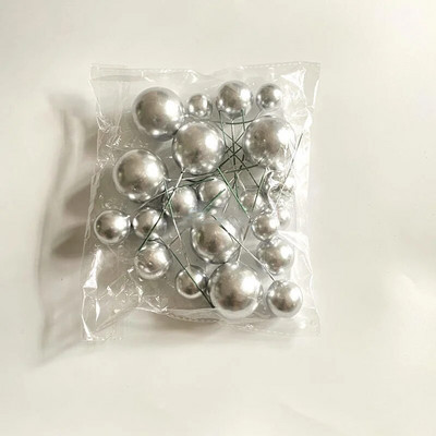 20 ΤΕΜ Σετ κέικ κάλυμμα μπάλας 2cm-4cm Spheres DIY Διακόσμηση τούρτας γενεθλίων για Party Celebrate Wedding Glitter Balls