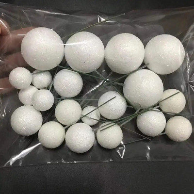 20 ΤΕΜ Σετ κέικ κάλυμμα μπάλας 2cm-4cm Spheres DIY Διακόσμηση τούρτας γενεθλίων για Party Celebrate Wedding Glitter Balls