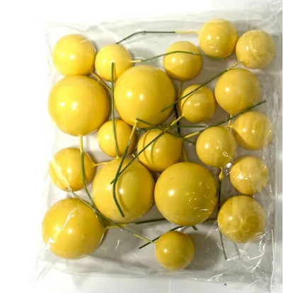 20 ΤΕΜ Σετ κέικ κάλυμμα μπάλας 2cm-4cm Spheres DIY Διακόσμηση τούρτας γενεθλίων για Party Celebrate Wedding Glitter Balls