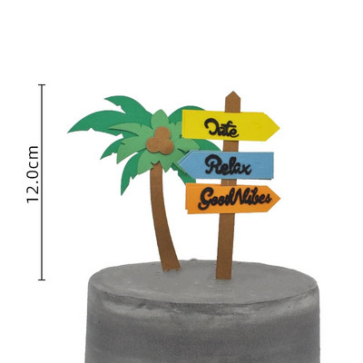 Ζώα Σκαντζόχοιρος αλεπού βάτραχος στυλό Tree Cake Topper για διακόσμηση πάρτι γενεθλίων Είδη ψησίματος Διακόσμηση επιδόρπιο για ντους μωρών