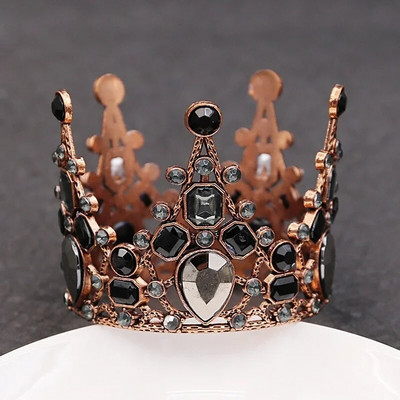 1PC vjenčane tijare za mladenke Kristalna mala kruna Pečenje rođendanske torte Ukrasni nakit za glavu Dječji mali dodaci za kosu