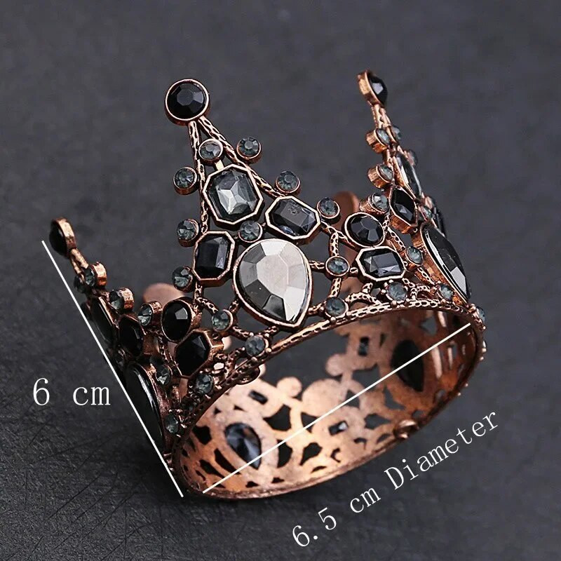 1PC vjenčane tijare za mladenke Kristalna mala kruna Pečenje rođendanske torte Ukrasni nakit za glavu Dječji mali dodaci za kosu