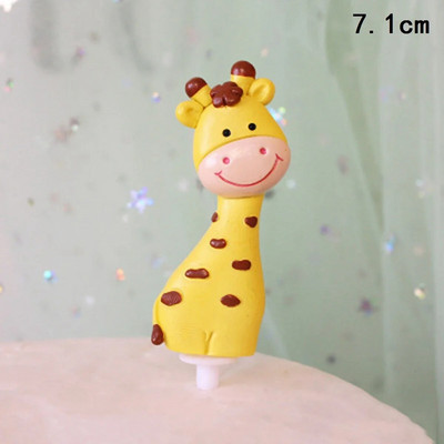 Palju õnne sünnipäevaks koogitops Džunglisafari loomad Koogikaunistus Kaelkirjak Lõvi Koogikaunistus Palju õnne sünnipäevapeo kujundus Lapsed poisid Tüdrukud