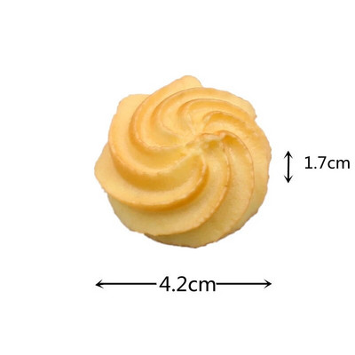 Изкуствена бисквитка Изкуствен модел на бисквитка Домашна симулация Бисквита Храна Торта Десерт Печене Кухненска декорация Маса Прозорец Реквизит за снимки