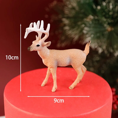 Briežu mazuļa dzimšanas dienas kūku pildījums Akrila ziedi bērniem bērniem meitenes mazas dāvanas kūkas dekorēšanai.