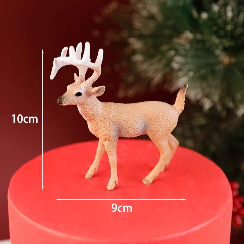 Briežu mazuļa dzimšanas dienas kūku pildījums Akrila ziedi bērniem bērniem meitenes mazas dāvanas kūkas dekorēšanai.