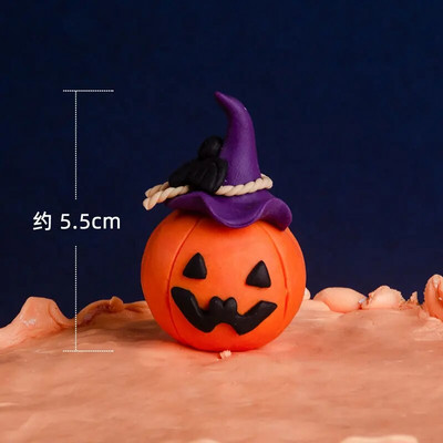 Halloween Witch Cake Topper Happy Halloween Party Decoration Supplies Girl Ghost House Cupcake Toppers Инструменти за декориране на торти
