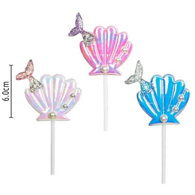 Fish Animal Cake Topper Decor Birthday Cake Under The Sea Party Mermaid Party 1st First Birthday Party Decor Kids Baby Shower