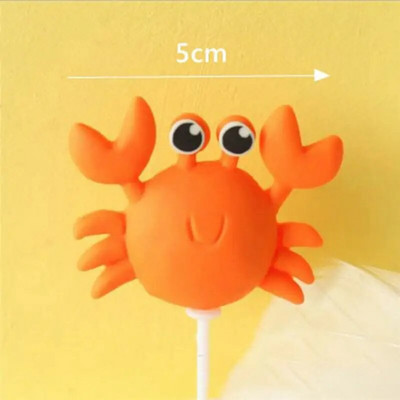 Fish Animal Cake Topper Decor Birthday Cake Under The Sea Party Mermaid Party 1st First Birthday Party Decor Kids Baby Shower