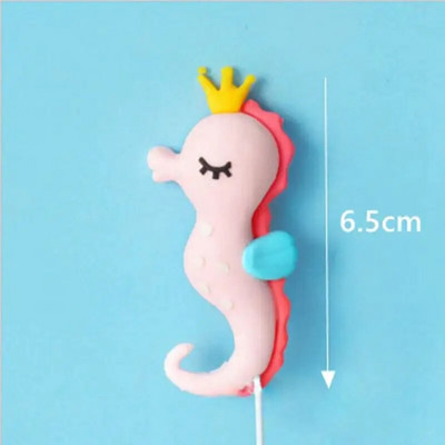 Fish Animal Cake Topper Decor Birthday Cake Under The Sea Party Mermaid Party 1st First Birthday Party Decor Kids Baby Shower