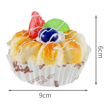 1Pcs Симулация Cupcakes Реалистичен изкуствен Cupcake Фалшив смесен модел на торта Кухненска играчка Реквизит за фотография Home Cake Shop Decor