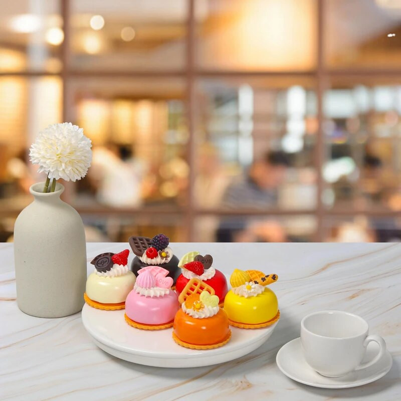 1PC Umjetna voćna torta Kolačići Lažna fotografija dekoracije hrane Profesionalna simulacija hrane Model torte Dekoracija čajnog stola FCYY-069