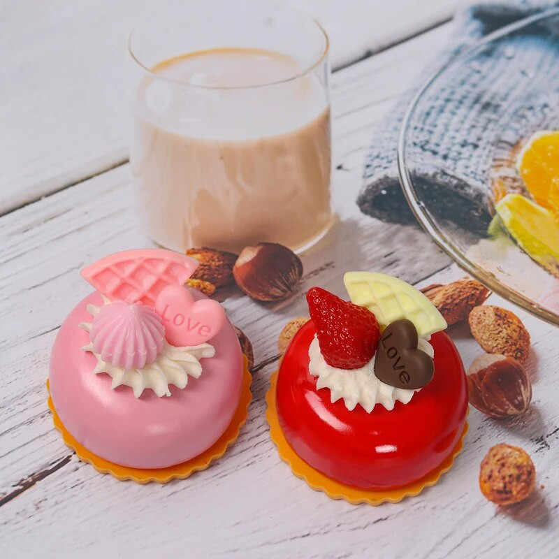 1PC Umjetna voćna torta Kolačići Lažna fotografija dekoracije hrane Profesionalna simulacija hrane Model torte Dekoracija čajnog stola FCYY-069